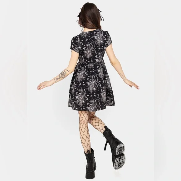 NWT Disturbia Thalia Mini Skater Dress US 4 / UK 8 - Picture 6 of 8